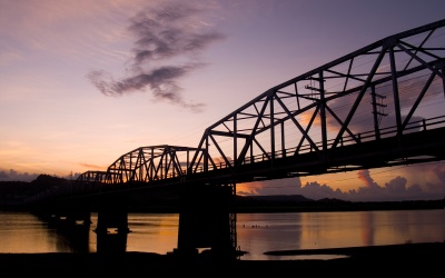 084. フィリピン カガヤン川に架かる橋